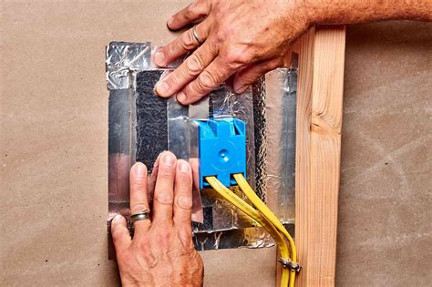 insulation inside electrical box|how to seal electrical outlets.